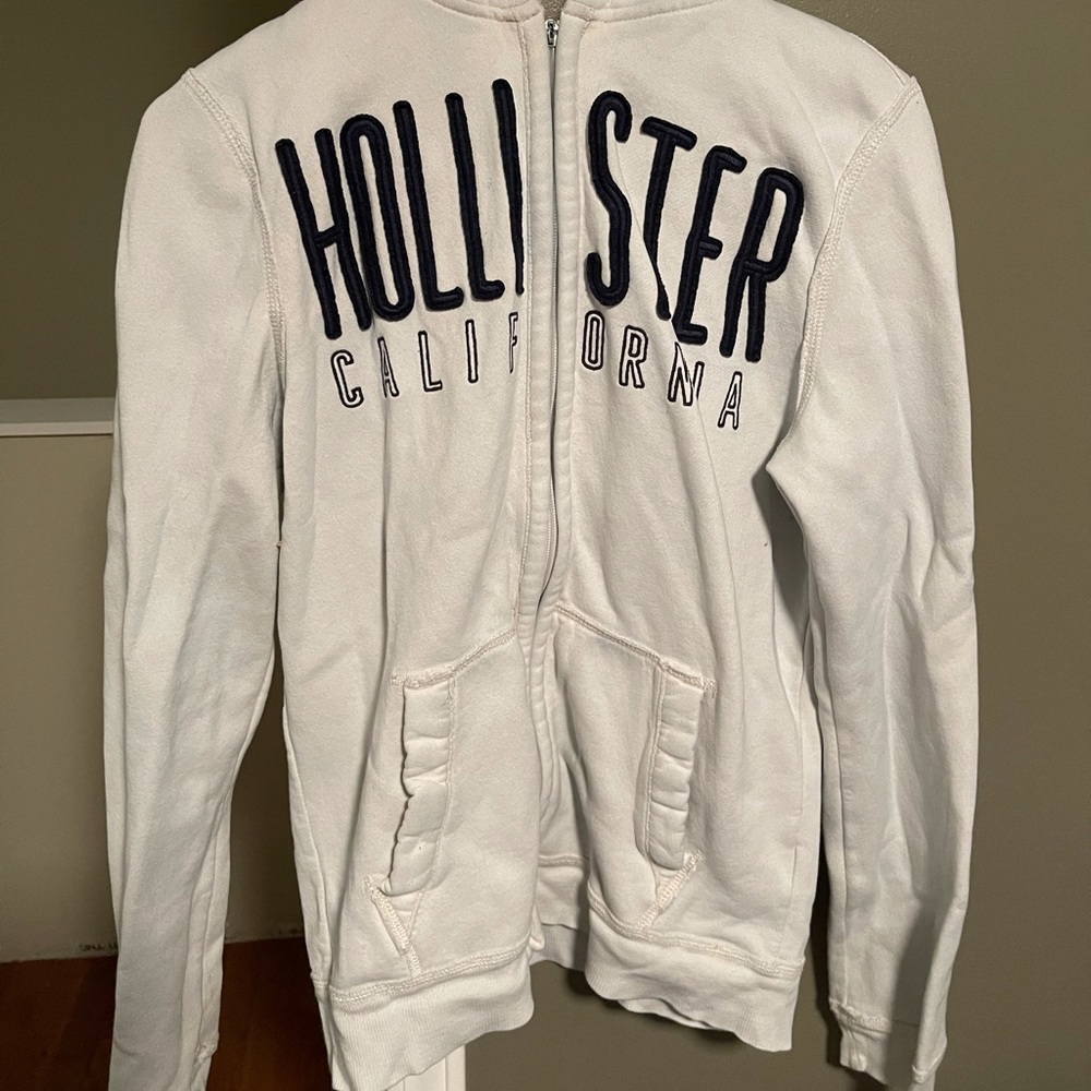 Hollister zip up sweatshirt